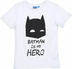 BATMAN fiúk fehér póló Batman is my hero Méret: 128