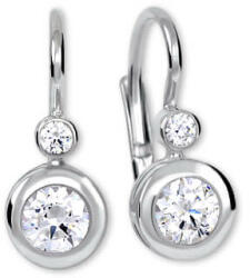 Soliter Brilio Silver Ezüst fülbevaló kristályokkal 436 001 00330 04