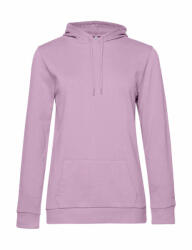 B&C Collection Női kapucnis hosszú ujjú pulóver B and C #Hoodie /women French Terry M, Cukorka rózsaszín