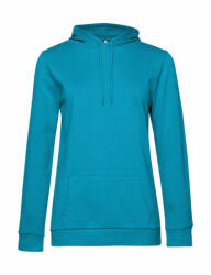 B&C Collection Női kapucnis hosszú ujjú pulóver B and C #Hoodie /women French Terry 2XL, Hawaiian kék