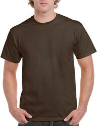 Gildan Csomag akciós póló (minimum 3 db) Uniszex póló Rövid ujjú Gildan Ultra Cotton Adult T-Shirt - L, Sötét csokoládébarna