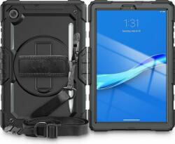Haffner Lenovo Tab M10 Tablet Tok + kijeltővédő üveggel - Fekete (FN0478)
