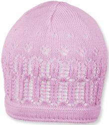 Sterntaler Pălărie pentru copii din bumbac tricotat Sterntaler - 41 cm, 4-5 luni, roz (1711710-715)