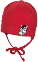 Sterntaler Pălărie pentru bebeluși cu șireturi Sterntaler - 35 cm, 1-2 luni, roşie (1501493)