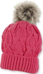 Sterntaler Pălărie tricotată pentru copii cu ciucuri Sterntaler - 55 cm, 4-7 ani, roz (473151-755)