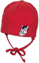 Sterntaler Pălărie pentru bebeluși cu șireturi Sterntaler - 37 cm, 2-3 luni, roşie (1501493)