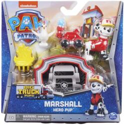 Spin Master Paw Patrol Paw Patrol, Big Truck Pups, Hero Pups, Marshall, figurina cu accesorii