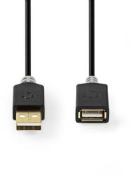 Nedis CCBW60010AT20 USB 2.0 A apa - B anya 2 m fekete kábel (CCBW60010AT20)