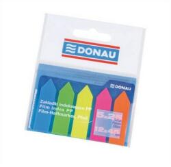 DONAU 12x45 mm műanyag nyíl forma neon színű jelölőcímke (5x25 lap) (7556001PL-99)