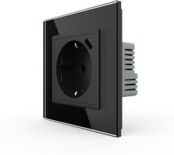 LIVOLO Priza Schuko + USB-C LIVOLO, Standard German - Serie Noua - culoare negru