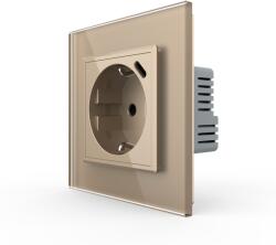 LIVOLO Priza Schuko + USB-C LIVOLO, Standard German - Serie Noua - culoare auriu