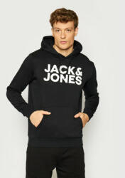 JACK & JONES Bluză Corp Logo 12152840 Negru Regular Fit