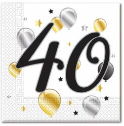 Procos Салфетки с число 40 (20 бр)