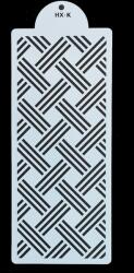  Torta sablon, stencil - Modern - Vonalak (HX-K)