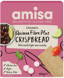 Amisa Crispbread (painici) cu quinoa Fibre Plus fara gluten bio 100g Amisa