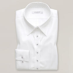 Willsoor Női klasszikus fehér ing kontrasztos elemekkel 14819