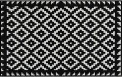  Covor negru/alb 75/120 cm (80107/2) Covor