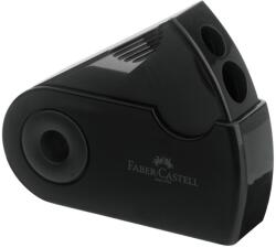 Faber-Castell Ascutitoare plastic dubla Faber Castell Sleeve neagra (ASCFBC7)