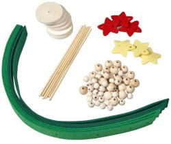 HABA Set de creatie brad din pasla, 6 buc, haba (HB183441)