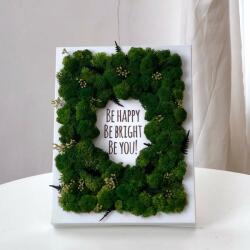ImodFlowers Tablou cu Licheni în Tonuri de Verde Smarald