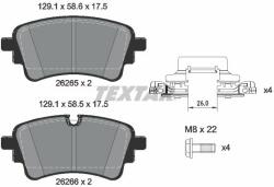TEXTAR set placute frana, frana disc TEXTAR 2626501 (2626501)