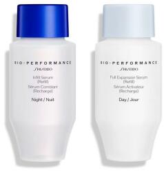Shiseido Ser hidratant pentru față, zi/noapte - Shiseido Bio-Performance Skin Filler Duo Serum Refill 2 x 30 ml