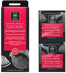 Apivita Mască cu rodie pentru vindecarea și strălucirea tenului - Apivita Express Beauty Radiance and Revitalizing Mask 2 x 8 ml