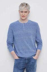 MEDICINE pamut pulóver könnyű, férfi - kék XL - answear - 8 390 Ft