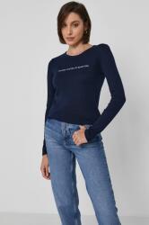 Benetton pamut hosszúujjú sötétkék - sötétkék S - answear - 6 090 Ft