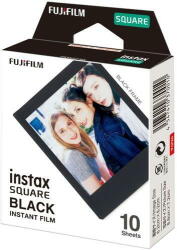 Fujifilm Hartie foto Fujifilm Instax Square Black Frame schwarz instant picture film 10 pc(s) 62 x 62 mm (INSTAX SQUARE GLOSSY BLACK) - vexio