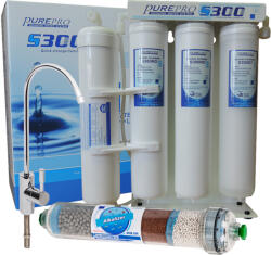 PurePro 4 szűrős víztisztító kapilláris ultraszűrővel - S300 (S300-BK-1E)