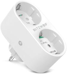 BlitzWolf Двоен смарт контакт WiFi BlitzWolf BW-SHP7 (BW-SHP7)