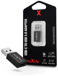 MaxLife USB Type-C - USB adapter - Maxlife USB-C To USB 3.0 Adapter - 5A - fekete - nextelshop