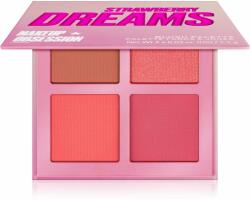 Makeup Obsession Blush Crush paletă pentru contur blush culoare Strawberry Dreams 4, 4 g