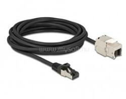 Delock 87030 5m Cat. 6A RJ45 apa - Keystone modulos RJ45 anya kábel (DL87030) (DL87030)