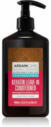 Arganicare Keratin Leave-In Conditioner öblítés nélküli kondicionáló göndör hajra 400 ml