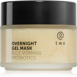 two cosmetics Overnight Gel Mask hidratáló és tápláló arcpakolás probiotikumokkal 100 ml