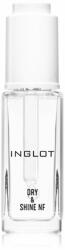 INGLOT Dry & Shine NF körömlakk száradását gyorsító fedőlakk pipettával 9 ml