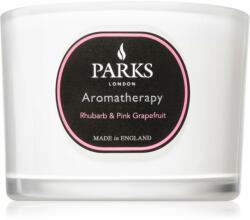 Parks London Aromatherapy Rhubarb & Pink Grapefruit illatgyertya 80 g