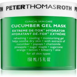 Peter Thomas Roth Cucumber De-Tox Gel Mask hidratáló gél maszk az arcra és a szem környékére 150 ml