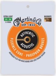 Martin Authentic Acoustic Flexible Core 92/8 Phosphor Bronze Custom Light 12-String