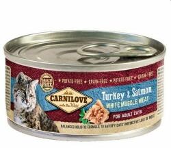 CARNILOVE Cat Turkey&Salmon 24 x 100 g hrana umeda pentru pisici, curcan si somon