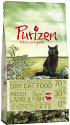 Purizon 2x400g Purizon száraz macskatáp vegyes próbacsomagban-Bárány & hal + vaddisznó & csirke