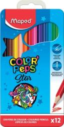 Maped Creioane colorate Color Peps Star cutie metal 12 culori/set Maped 832014 (832014)