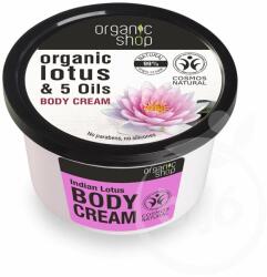 Organic Shop bio indiai lótusz testápoló krém 250 ml - vitaminhazhoz