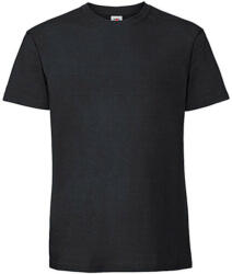 Fruit of the Loom Csomag akciós póló (minimum 3 db) Férfi póló Rövid ujjú Fruit of the Loom Ringspun Premium T - L, Fekete