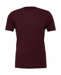 Bella Canvas Uniszex rövid ujjú póló Bella Canvas Unisex Triblend Short Sleeve Tee M, Maroon Triblend