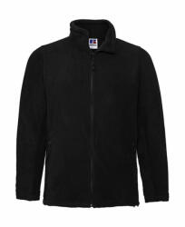 Russell Férfi hosszú ujjú polár Russell Europe Men's Full Zip Outdoor Fleece 2XL, Fekete