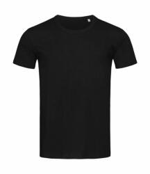 Stedman Férfi rövid ujjú póló Stedman Ben Crew Neck M, Opál fekete