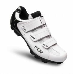FLR F-55 III MTB kerékpáros cipő, SPD, fehér-fekete, 36-os